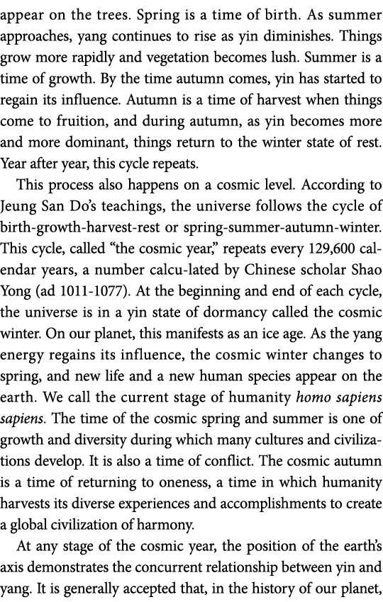 appear on the trees  Spring is a time of birth  As summer approaches, yang continues to rise as yin diminishes  Thing   
