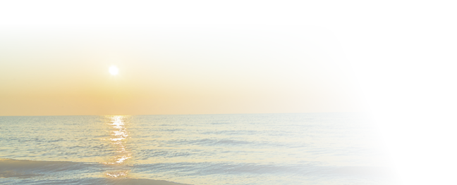 Sunrise on the beach - vintage filter